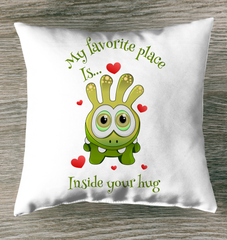 My Favorite Place Outdoor Pillow