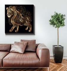 Lion's Roar Moonlit Night