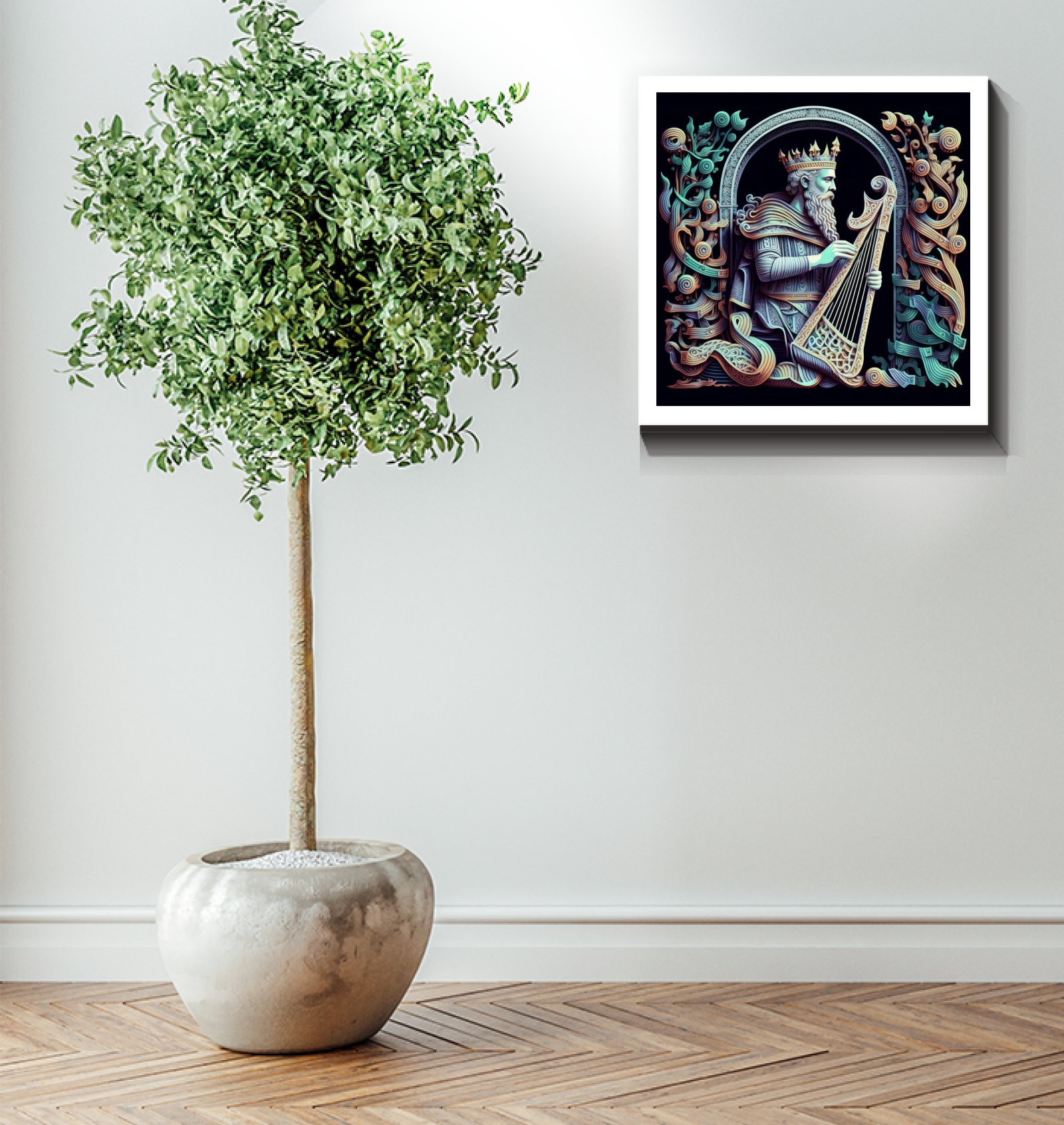 Gallery-wrapped canvas featuring Motown Magic scene.