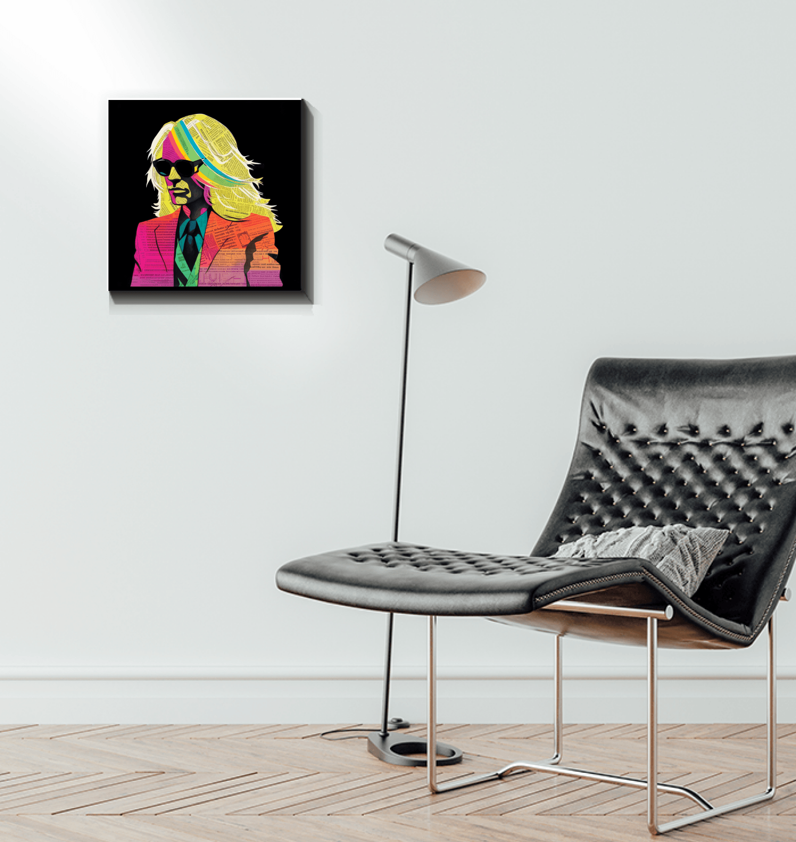 Elegance in Abstract Fashion Canvas - Beyond T-shirts