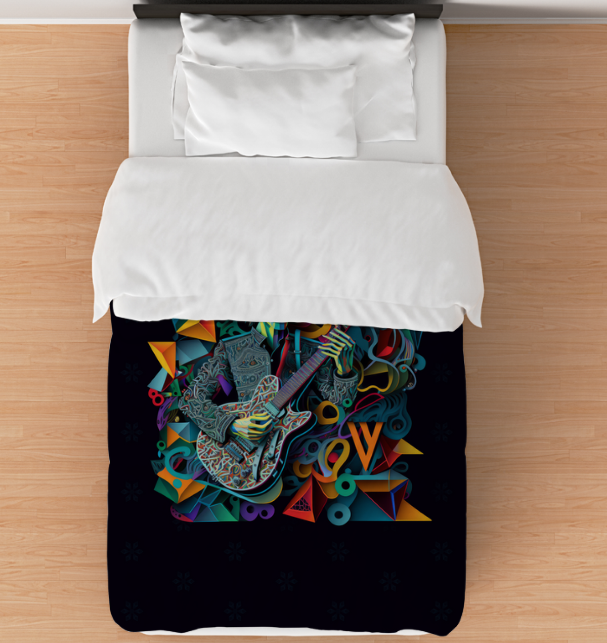 Rock 'n' Roll Legends Duvet Cover