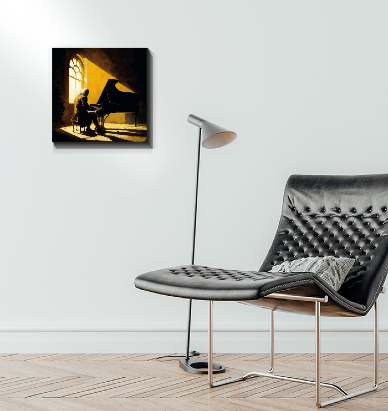 Saxophone Serenade - Jazz Music Canvas Print - Beyond T-shirts