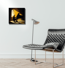 Saxophone Serenade - Jazz Music Canvas Print - Beyond T-shirts