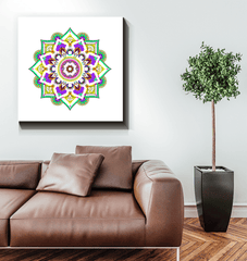 Mystical Mandala Moonlight Canvas - Beyond T-shirts