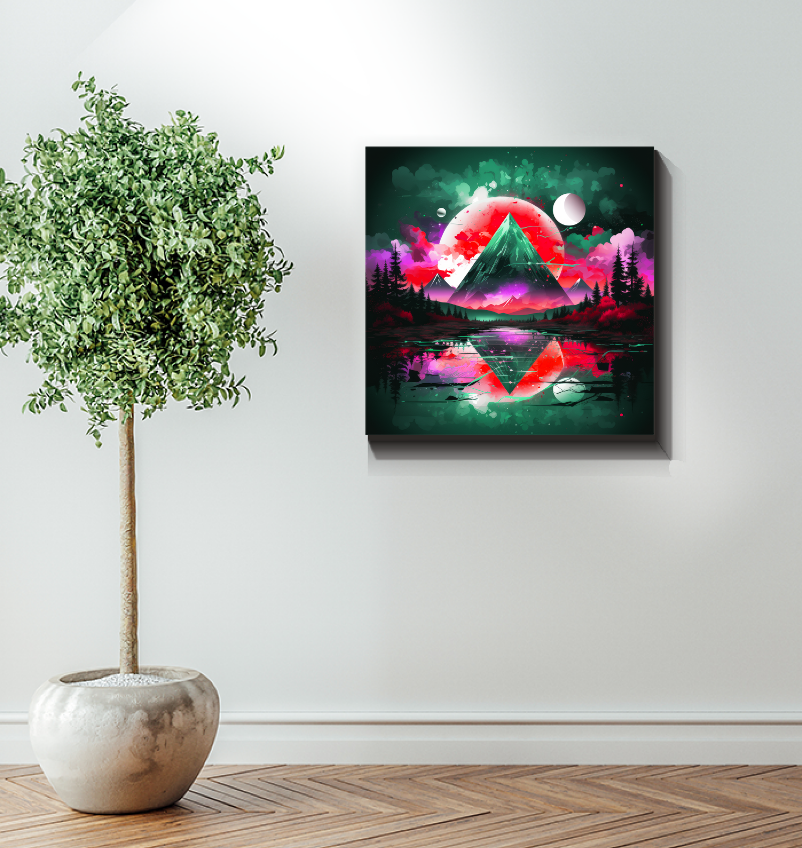 Enchanted Estuary Peaceful Landscape Canvas