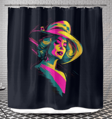 Glamour in Stripes Shower Curtain - Beyond T-shirts