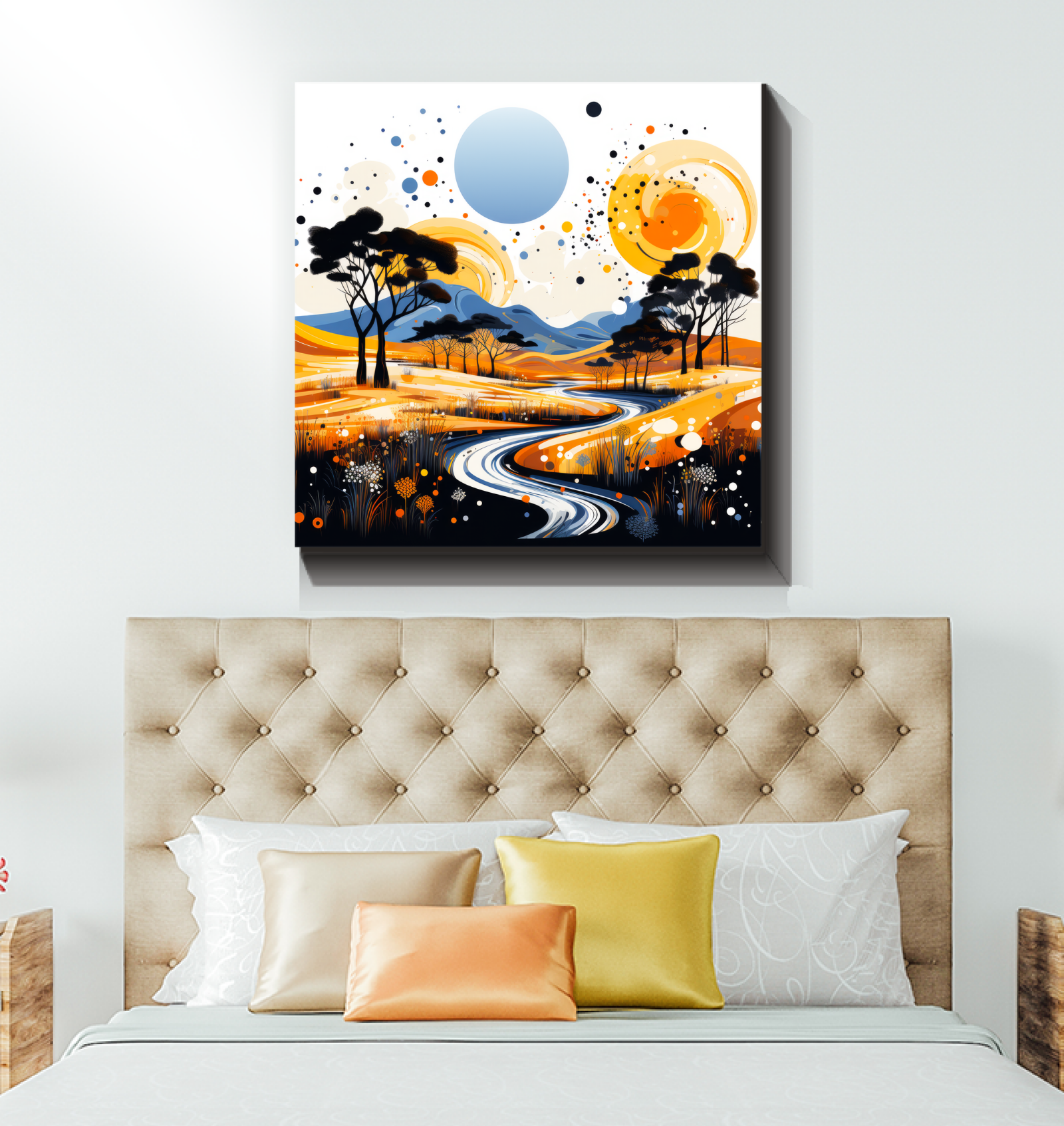Whispering Waterfalls Landscape Canvas