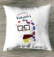 Happy Valentine's Day Outdoor Pillow