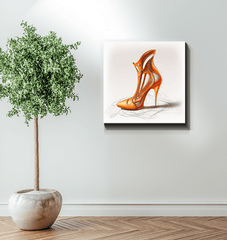 Abstract Expressions of Future Shoes - Canvas - Beyond T-shirts
