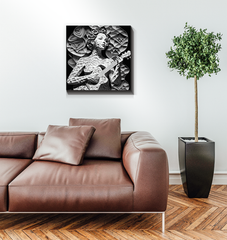 Beat Burst Musical Wrapped Canvas