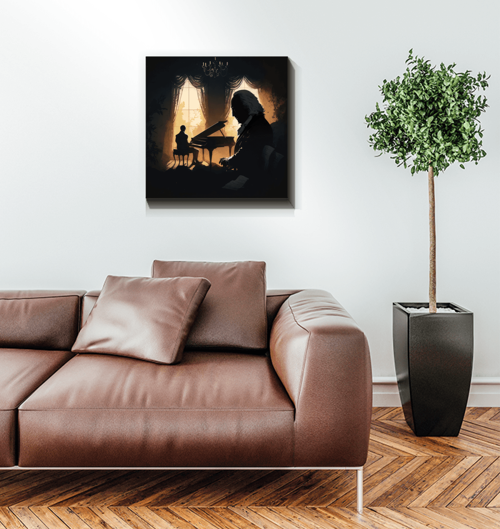 Jazz in the City - Urban Music Canvas Print - Beyond T-shirts