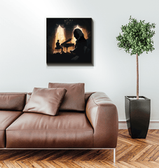 Jazz in the City - Urban Music Canvas Print - Beyond T-shirts