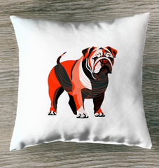 Playful Pup Garden Pillow