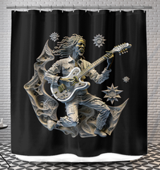 Tuneful Twilight Shower Curtain