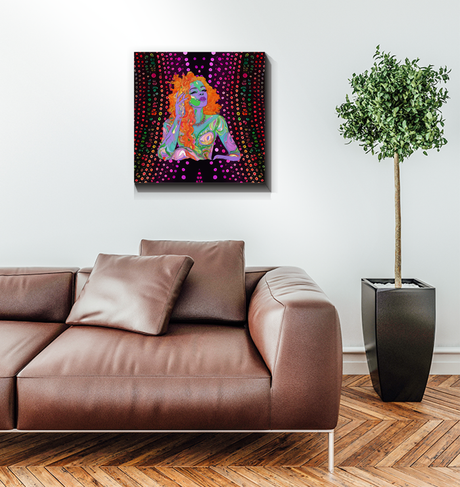 Tranquil Serenade peaceful wrapped canvas art.