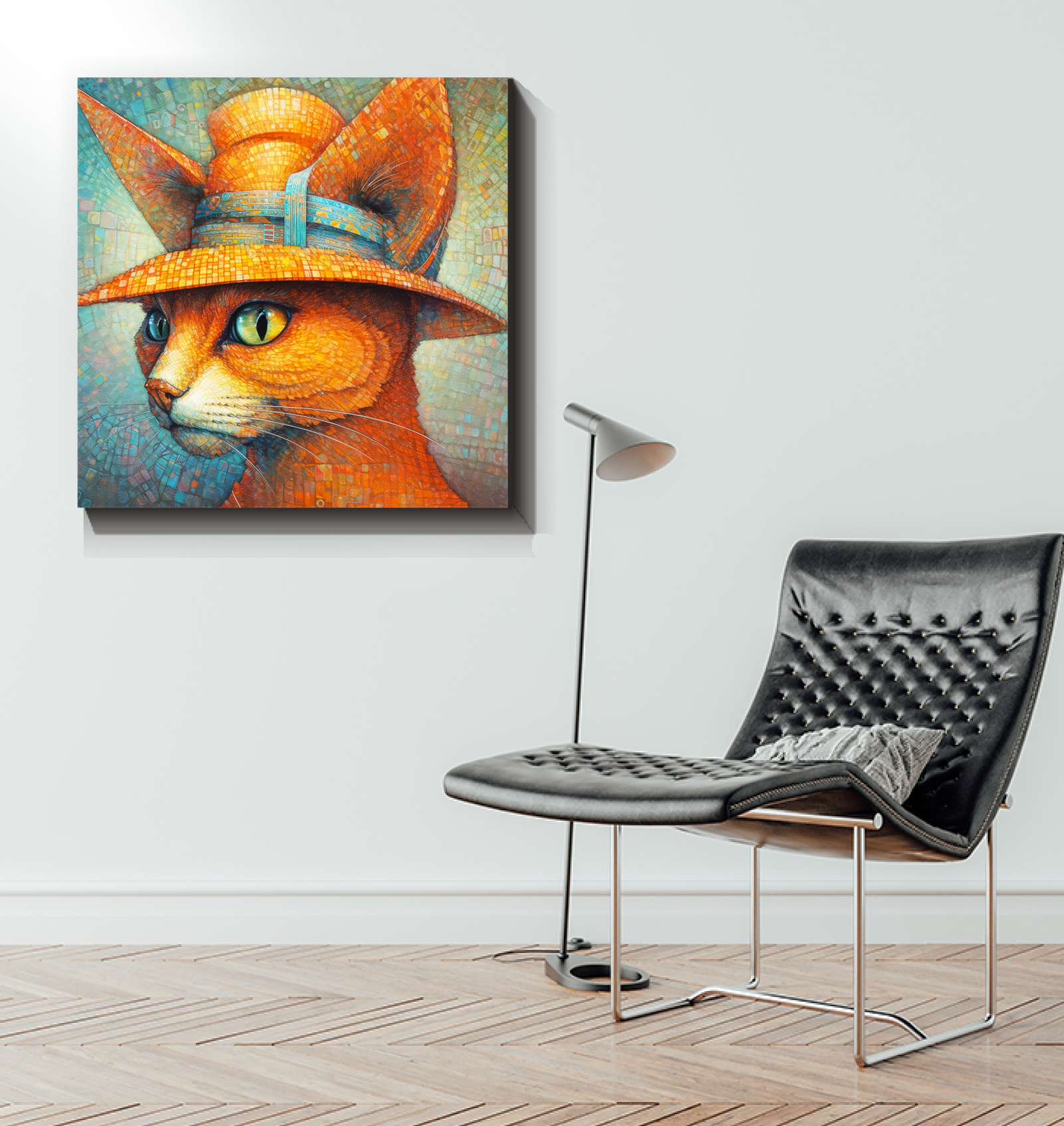 Cat Nap Canvas ideal for living room wall