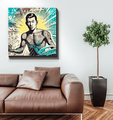 Surfing Harmony Canvas Art - Beyond T-shirts