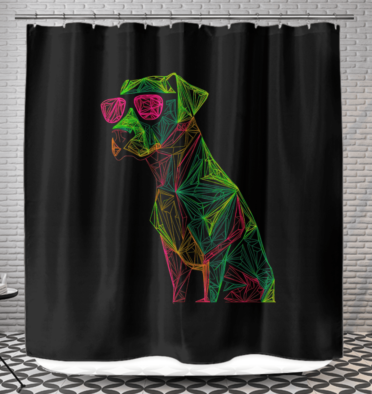 Brighten your bathroom with the Pawfect Companions Shower Curtain, showcasing adorable animal friendships for a heartwarming touch.