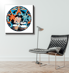 Percussive Power Wrapped Canvas