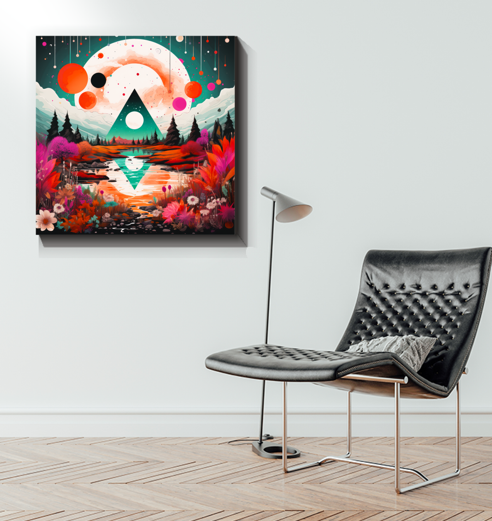 Majestic Mesas Desert Landscape Canvas