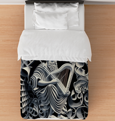 Treble Tranquility Duvet Cover