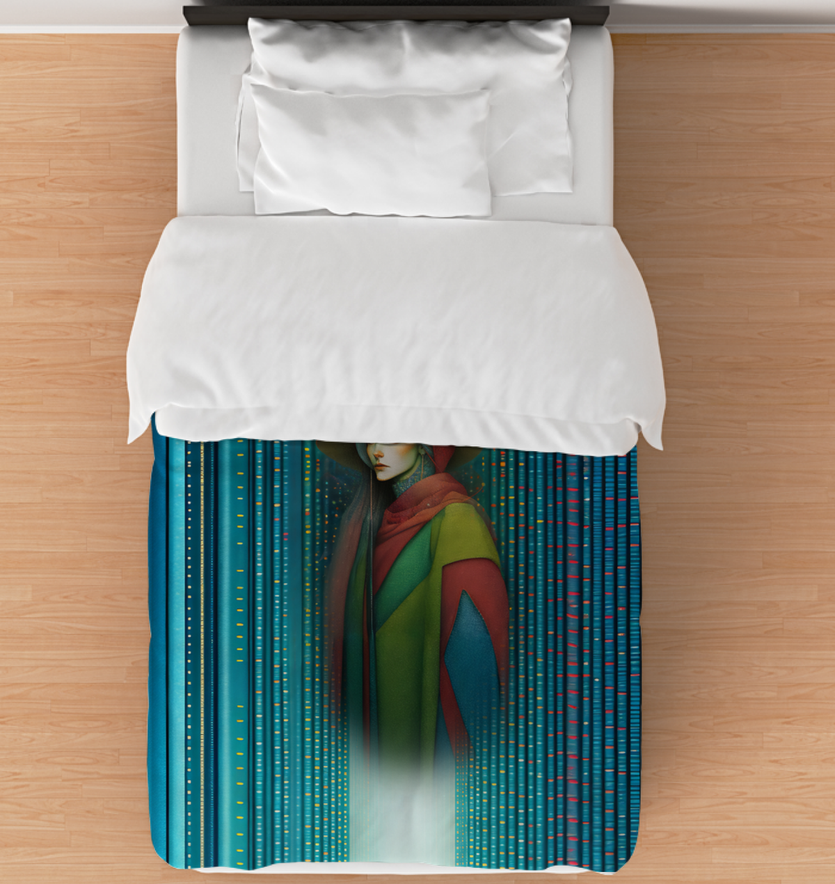 Urban Vibes Beyond Style duvet cover with contemporary design.