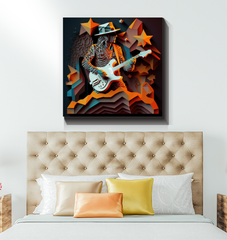 Instrumental Illusion Wrapped Canvas