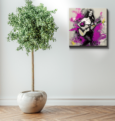 Rhythms of Life Minimalist Abstract Wrapped Canvas