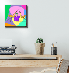Drummer 1 Wrapped Canvas - Beyond T-shirts