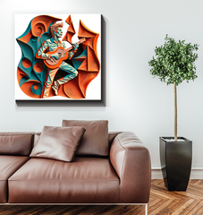 Lyric Landscape Wrapped Canvas