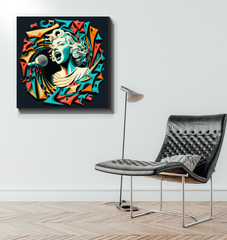 Vinyl Revival Wrapped Canvas