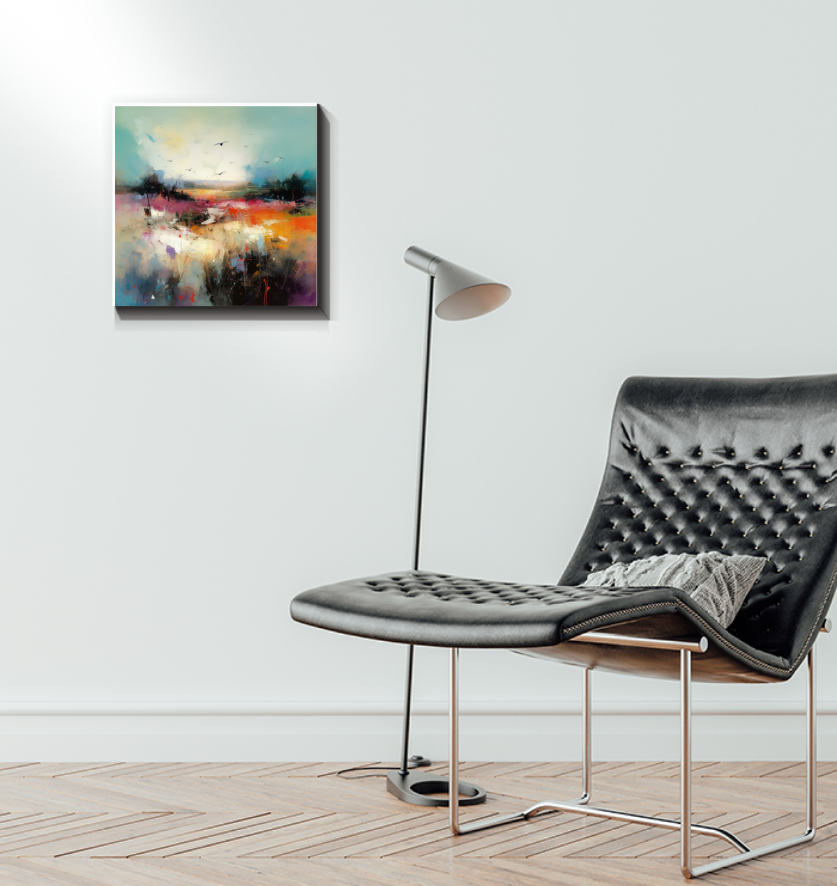 Lakeside Serenity Canvas Art Print