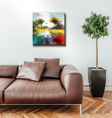 Canyon Adventure Landscape Canvas Print