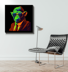 Jungle Joy Monkey Canvas Print - Beyond T-shirts