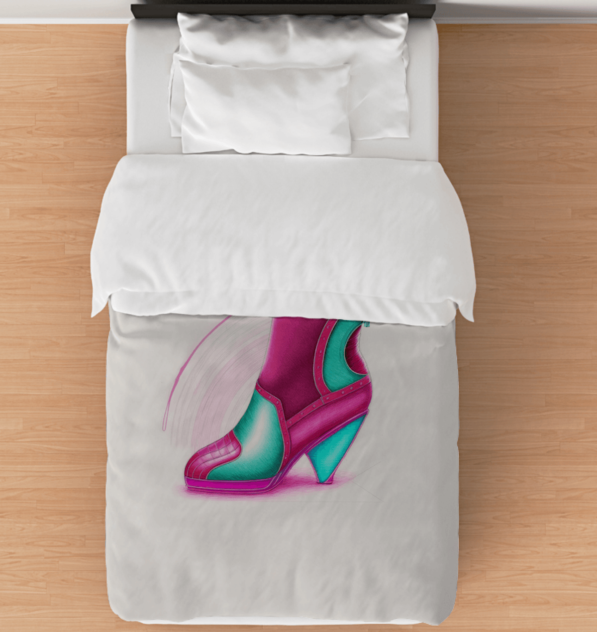 Futuristic Shoe Dreams Comforter Ensemble - Beyond T-shirts