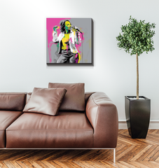 Dreamscape Symphony Minimalist Abstract Wrapped Canvas