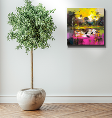 Rolling Hills Landscape Wrapped Canvas