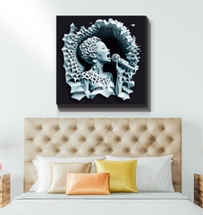 Ethereal Echoes Wrapped Canvas