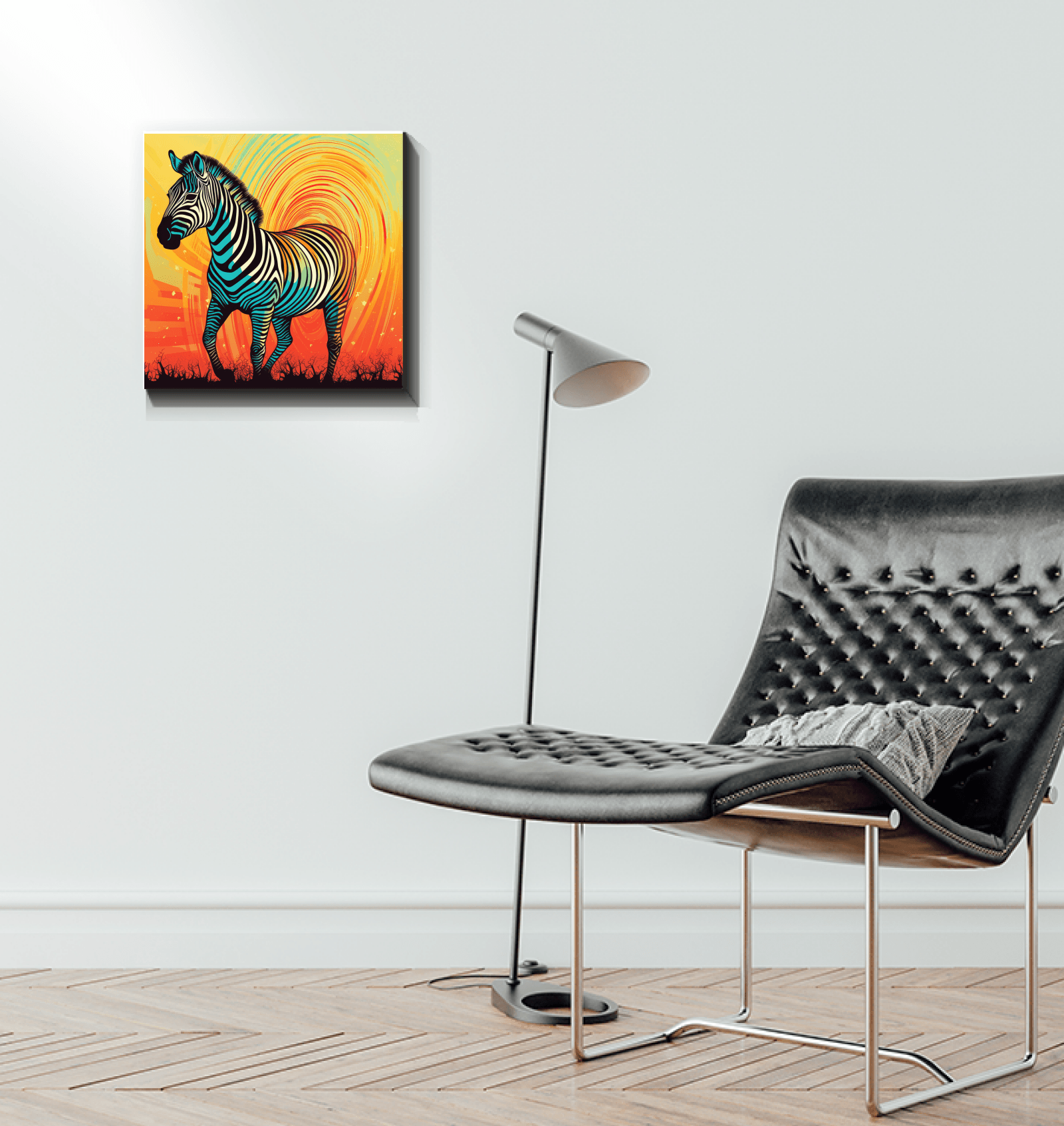 Zebra Foal Innocence Canvas - Beyond T-shirts