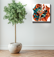 Lyric Landscape Wrapped Canvas