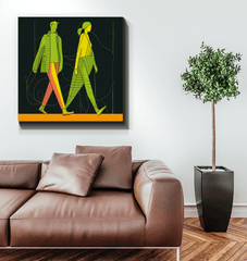 Elegance in Graffiti Art Canvas - Beyond T-shirts