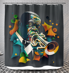 Cantata Canvas Shower Curtain
