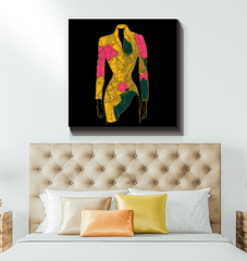 Gallery-Ready Graffiti Couture Fusion Canvas - Beyond T-shirts