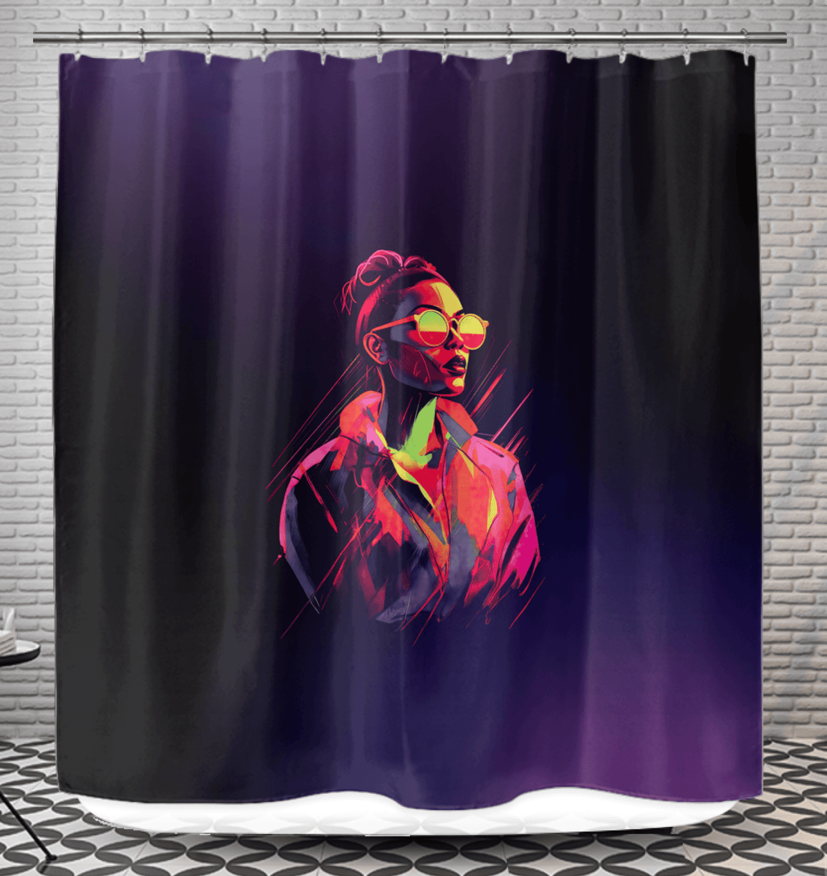 High-Fashion Dreams Shower Curtain - Beyond T-shirts