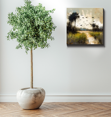 Ocean Horizon Landscape Wrapped Canvas
