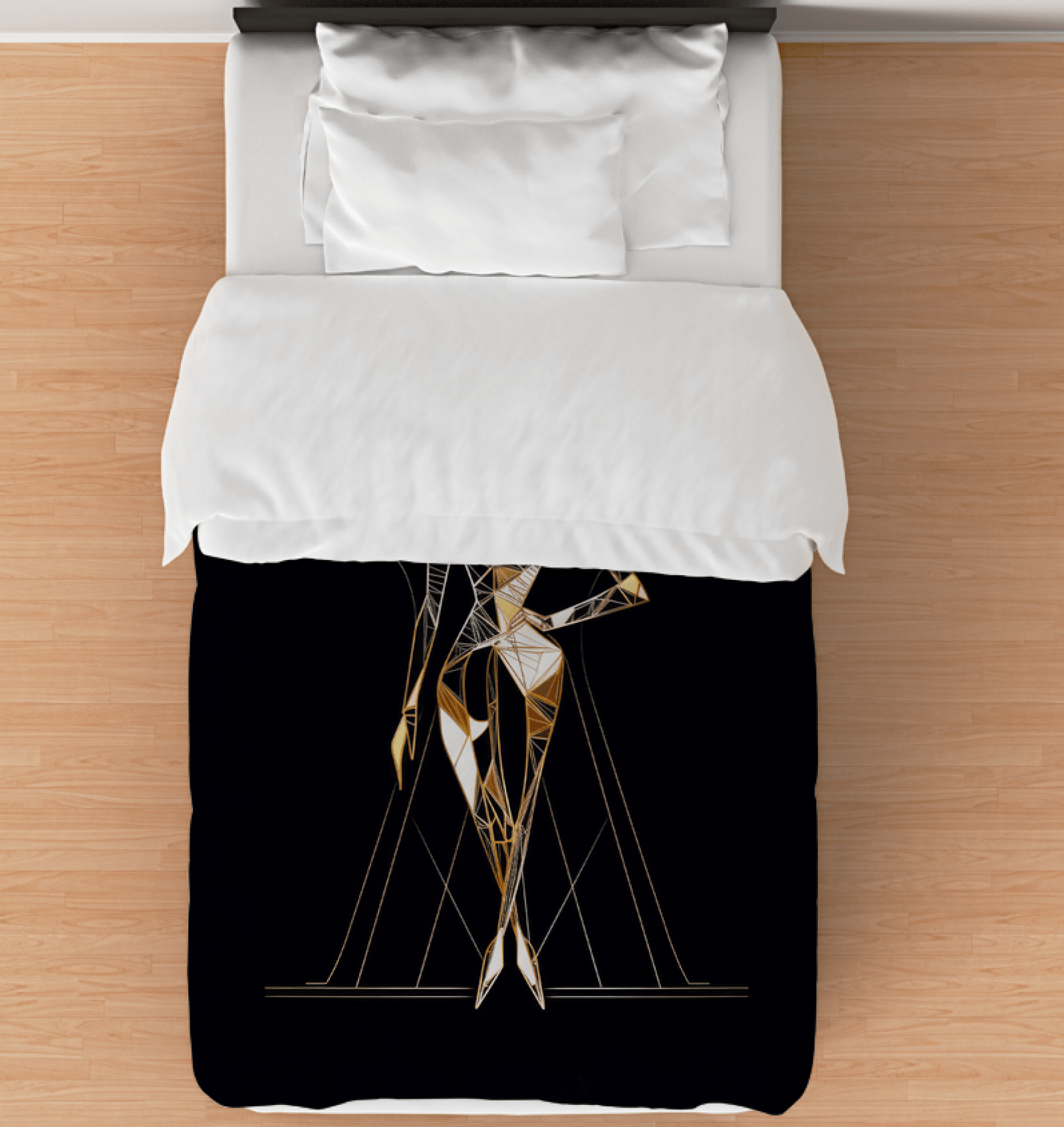 Vintage Parisian Elegance Duvet Cover - Beyond T-shirts