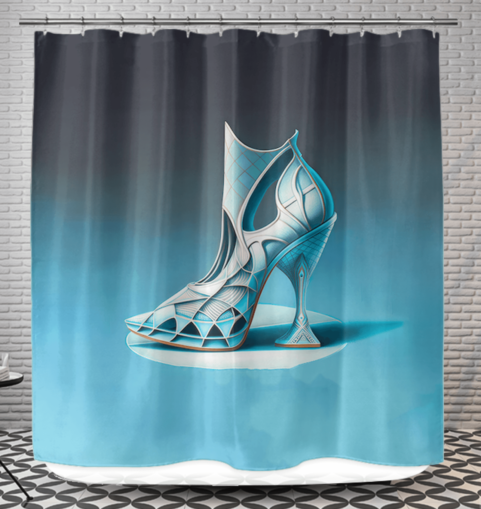 FuturoTread Futuristic Shoe Curtain - Beyond T-shirts