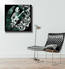 Folk Harmony Wrapped Canvas
