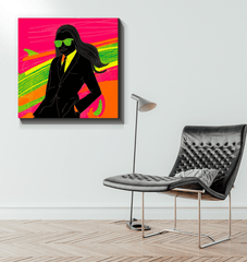 Artistic Elegance Fashion Canvas Print - Beyond T-shirts