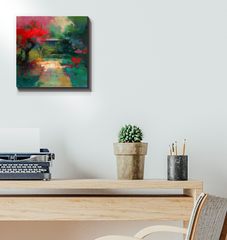 Desert Dunes Landscape Wrapped Canvas